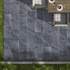 Cosmic Grey Flamed Quartzite Wall & Floor Tiles
