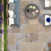 Fossil Mint Sandstone Natural Cleft Paving Slabs- Beige