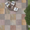 Camel Dust Sandstone Natural Cleft Buff Paving Slabs