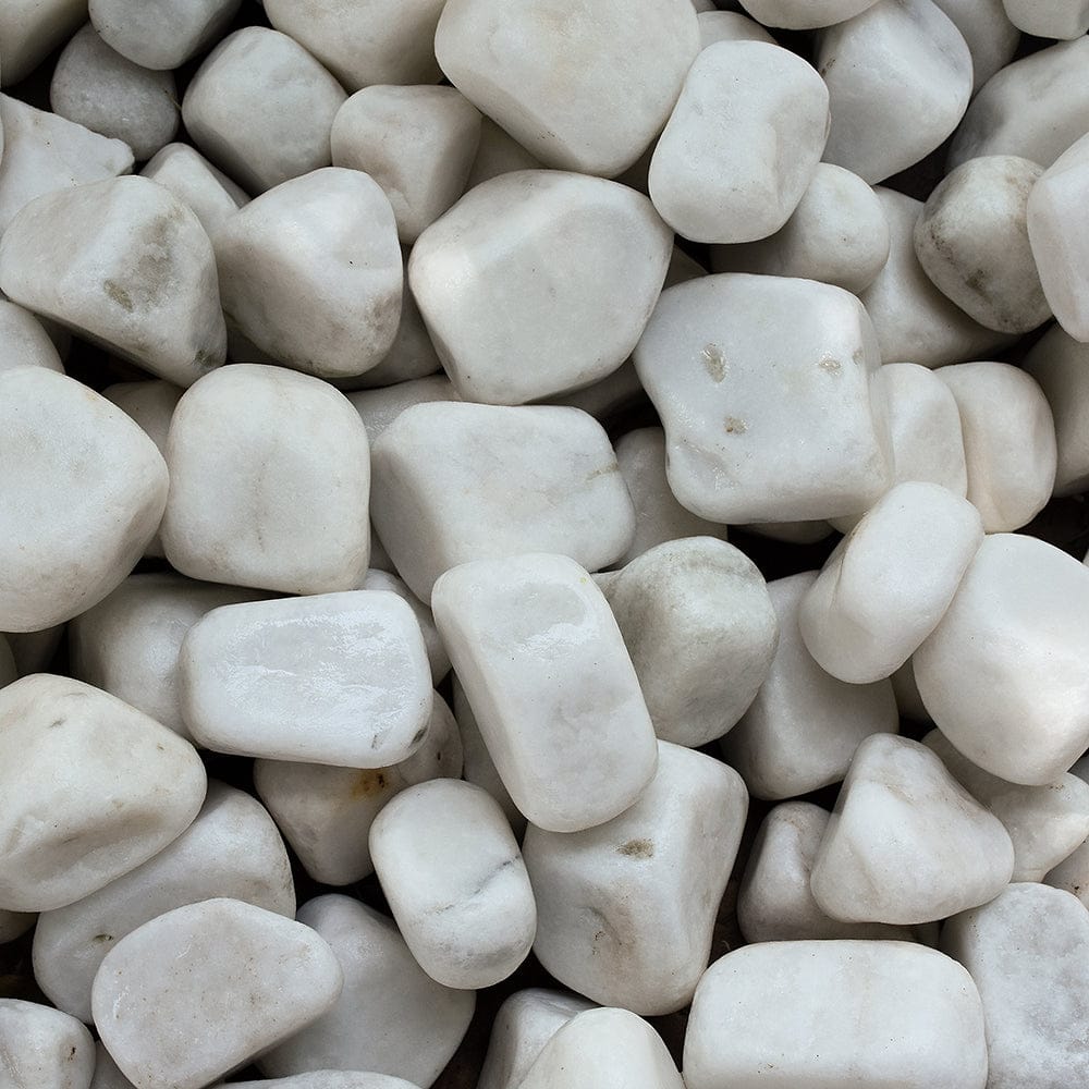 Sandstone Beige Garden Pebbles 25-50mm Mix Size