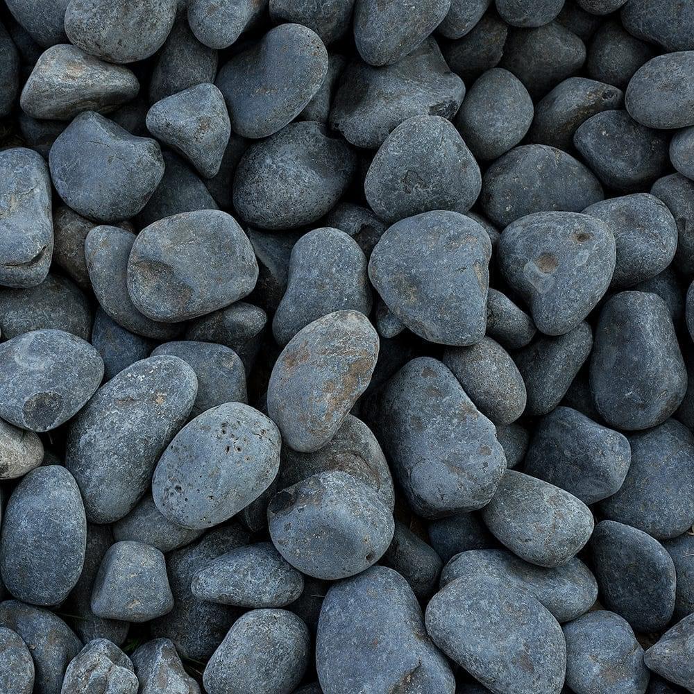 Black Limestone Decorative Garden Stones 25-50mm