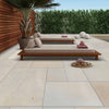 Mint Sandstone Honed Beige Patio Slabs