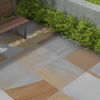 Rustic Grey Sandstone Honed Patio Slabs