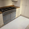 Almeria White Honed Marble Floor Tiles