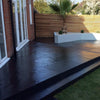 Black Limestone Sawn Riven Outdoor Paving Slabs