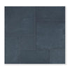 Black Limestone Sawn Riven Outdoor Paving Slabs