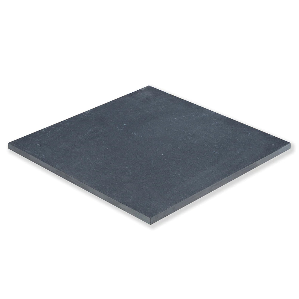 Black Limestone Sawn Riven Outdoor Paving Slabs