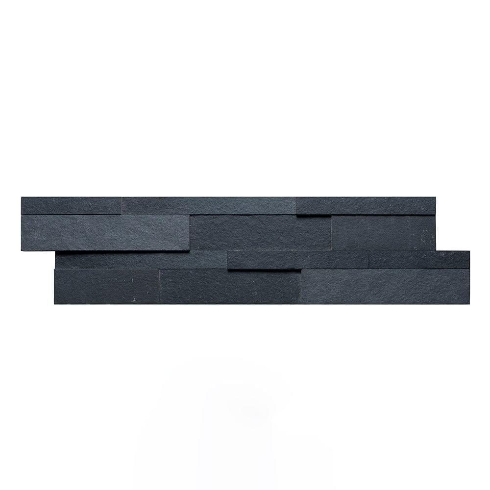 Black Limestone Split Face Wall Cladding & Exterior Wall Tiles