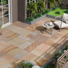 Camel Dust Honed Buff Sandstone Paving Slabs