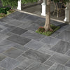Charcoal Sandstone Natural Cleft Garden Slabs & Exterior Paving