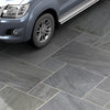 Charcoal Sandstone Natural Cleft Garden Slabs & Exterior Paving