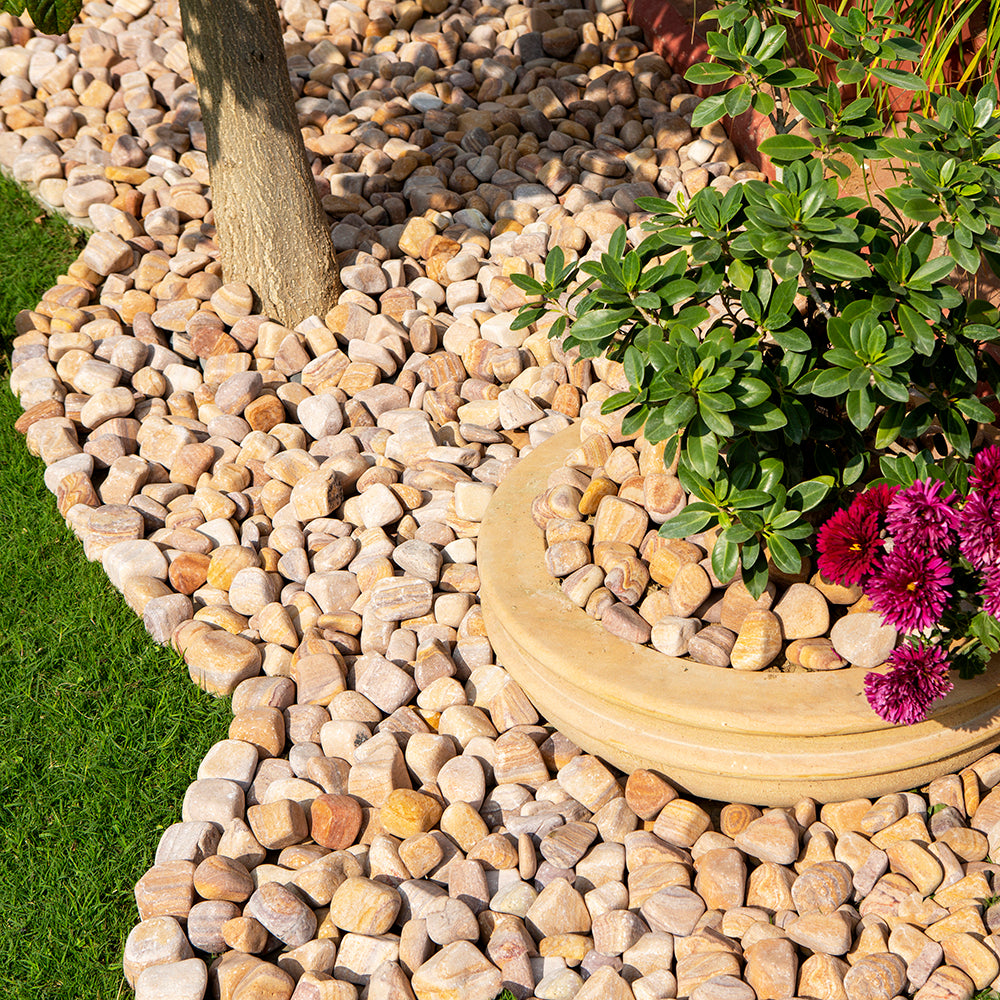 Sandstone Rainbow Beach Pebbles Aggregates 25-50mm