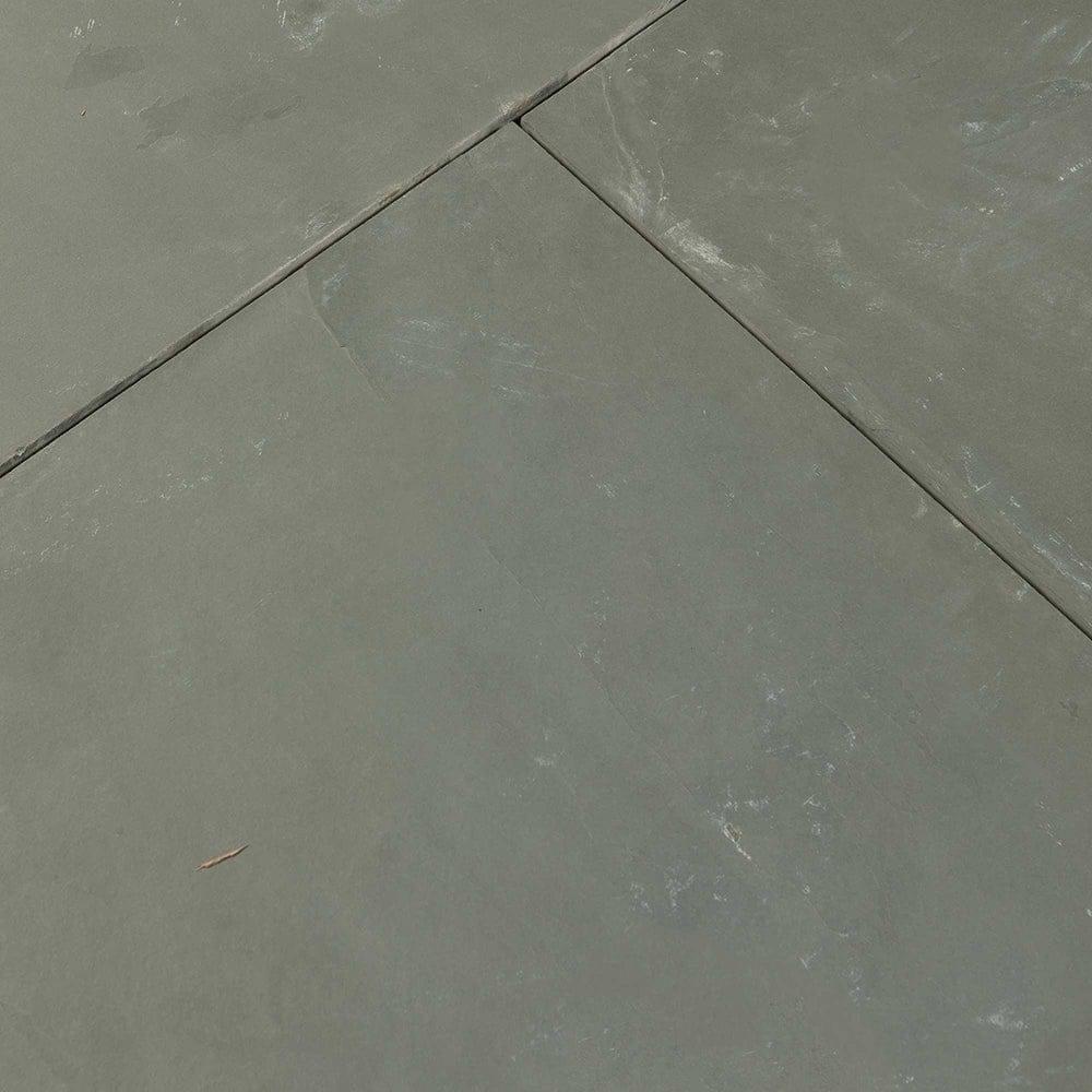 Brazilian Slate Natural Cleft Green- Grey Paving Slabs