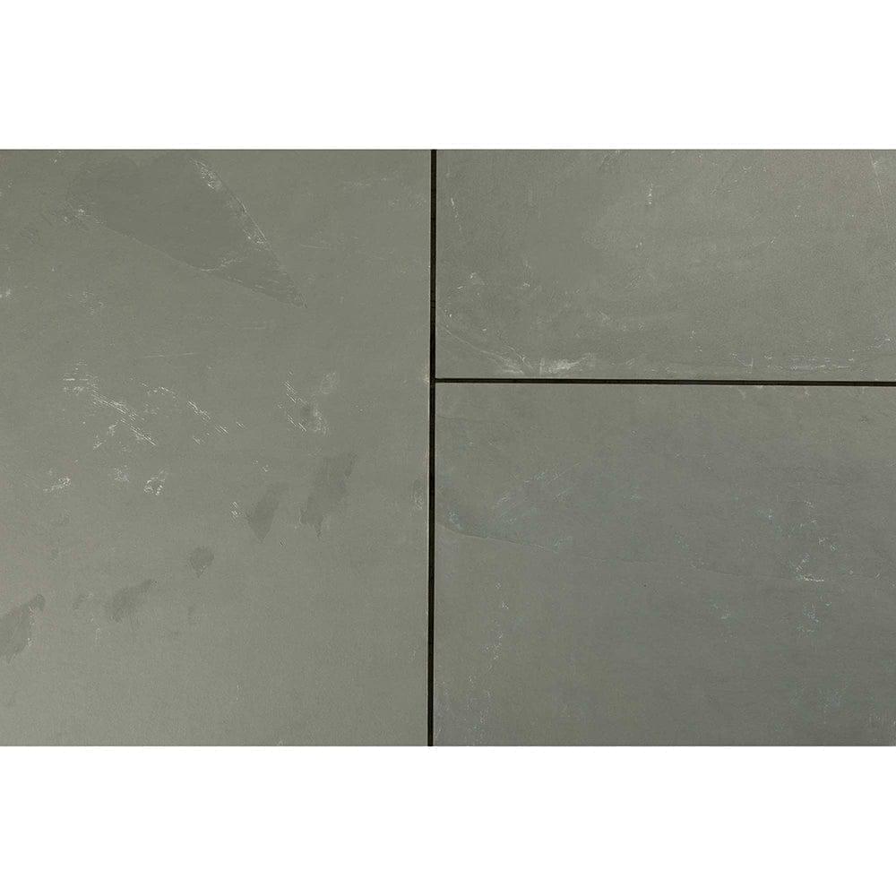 Brazilian Slate Natural Cleft Green- Grey Paving Slabs