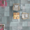 Kota Blue Limestone Natural Cleft Paving Slabs