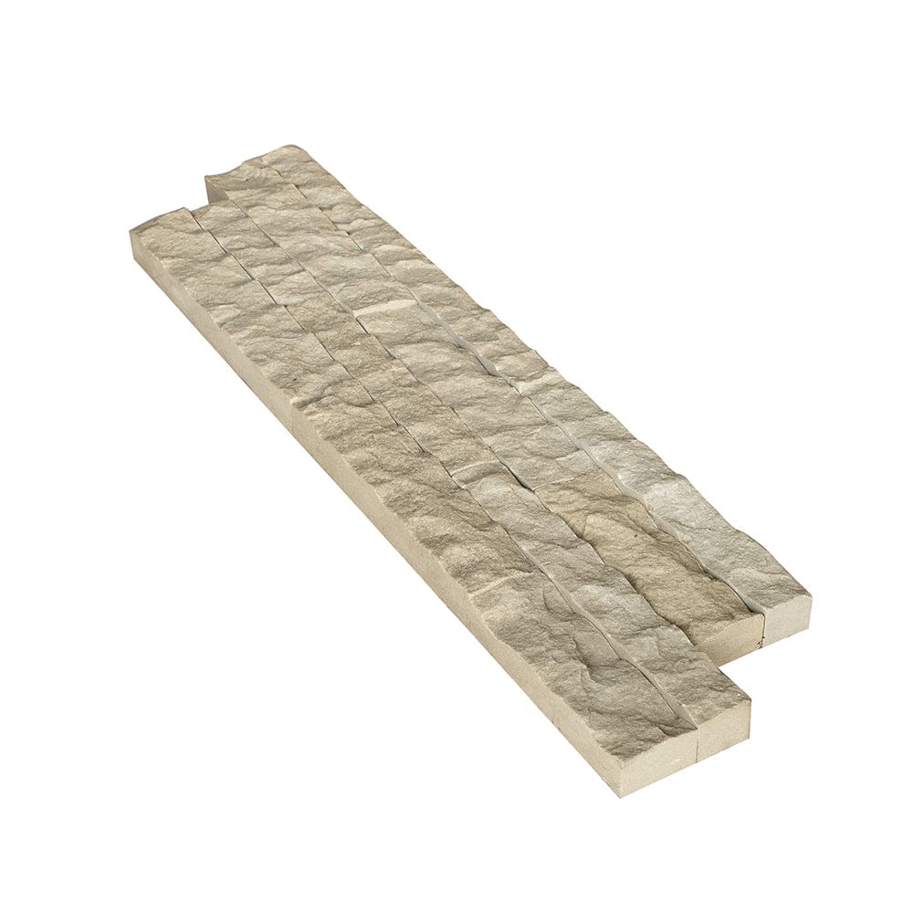 Mint Sandstone Hammered Beige Wall Cladding