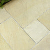 Fossil Mint Sandstone Tumbled Paving Slabs