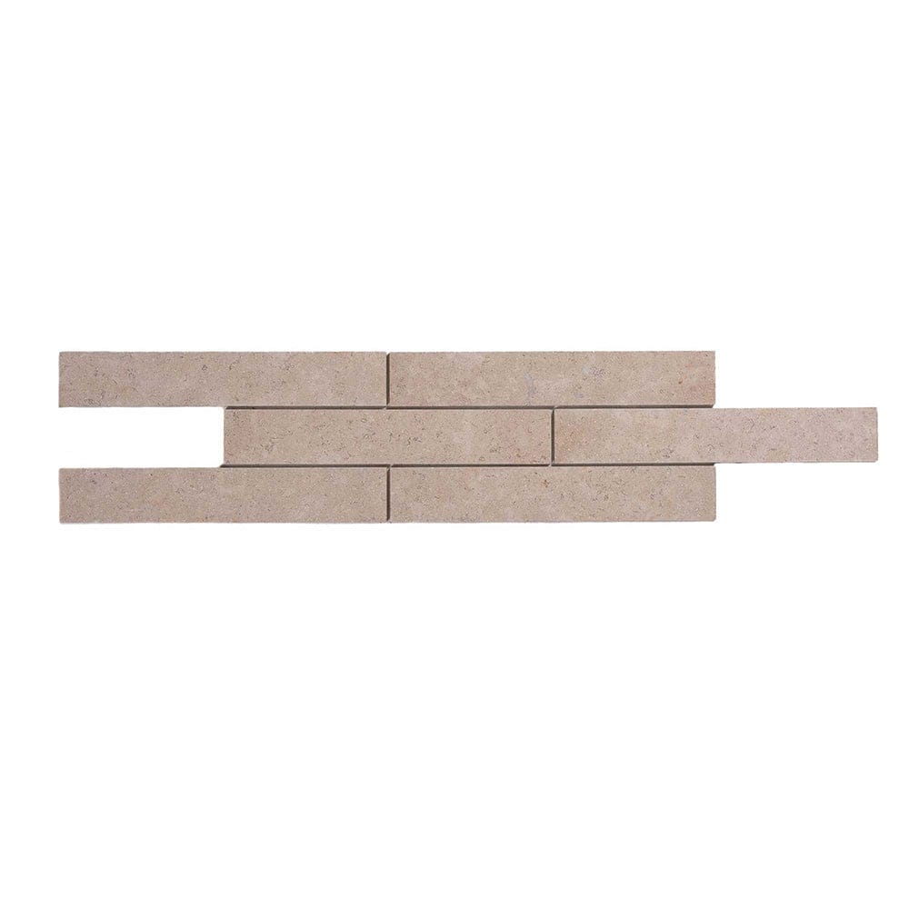 Sienna Pearl Honed Beige Limestone Wall Tiles