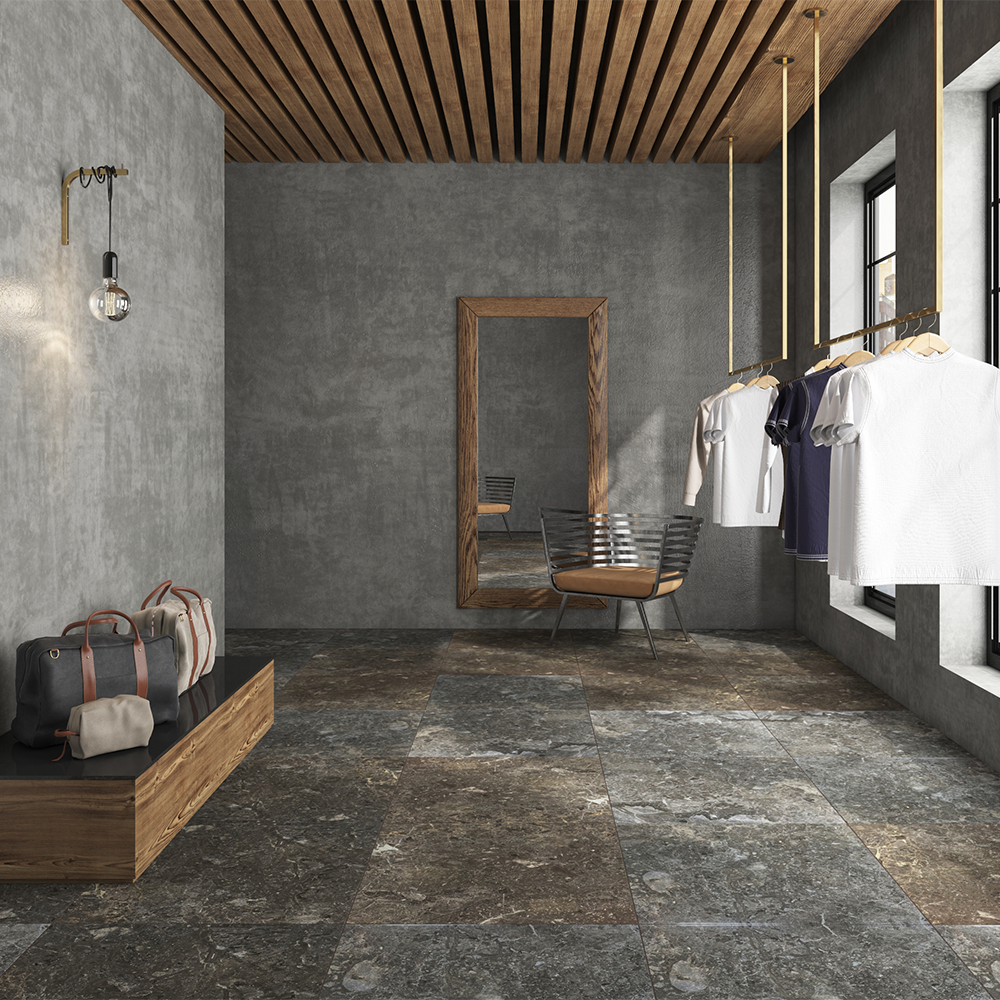 Palermo Grey Polished Marble Floor Tiles