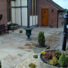Raj Green Natural Cleft Sandstone Patio Slabs