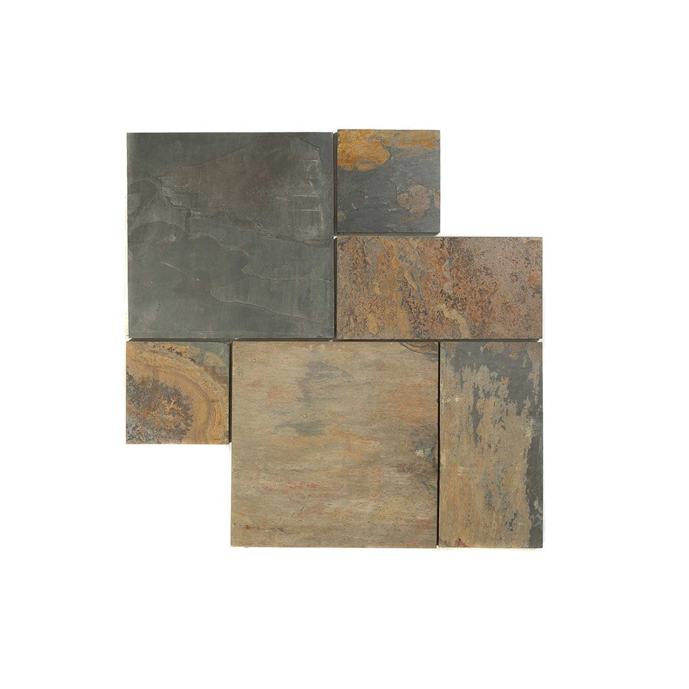 rustic copper patio paving slabs UK
