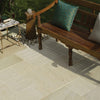 Mint Sandstone Beige Sawn Paving Slabs