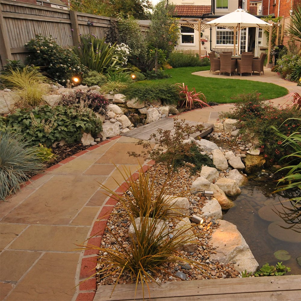 Yellow Sandstone Natural Cleft Garden Slabs & Exterior Paving