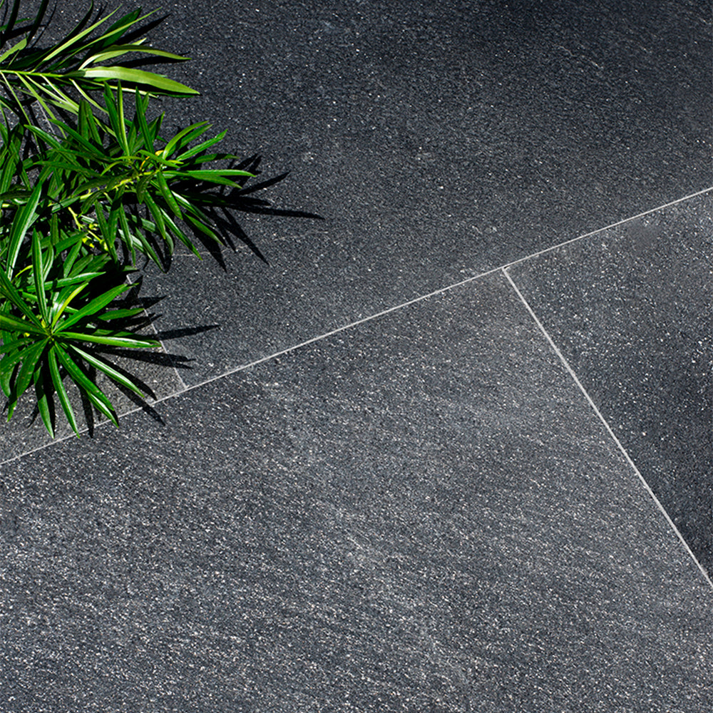 Stardust Grey Sandblasted Quartzite Floor Tiles
