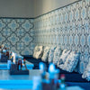 Tulip Handmade Encaustic Tiles- Blue, White, Grey
