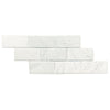 Bianco Carrara White Honed Metro Wall Tiles
