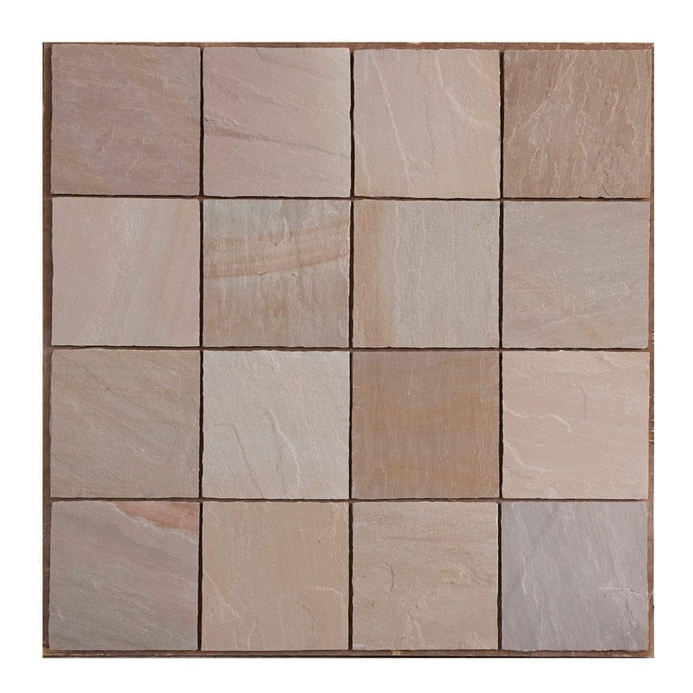 Camel Dust Sandstone Natural Cleft Buff Paving Slabs