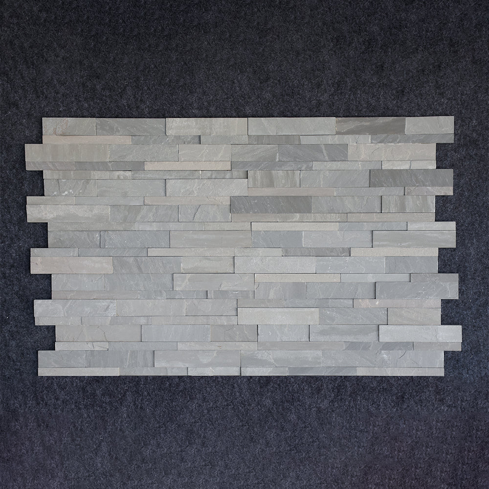 Kandla Grey Split Face Sandstone Wall Cladding & Exterior Wall Tiles