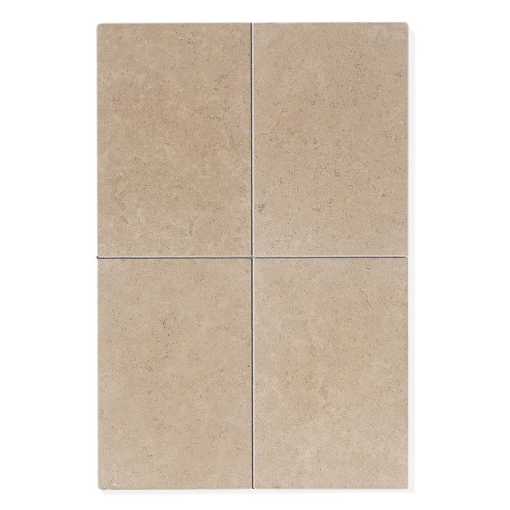 Mocha Beige Tumbled Limestone Floor Tiles