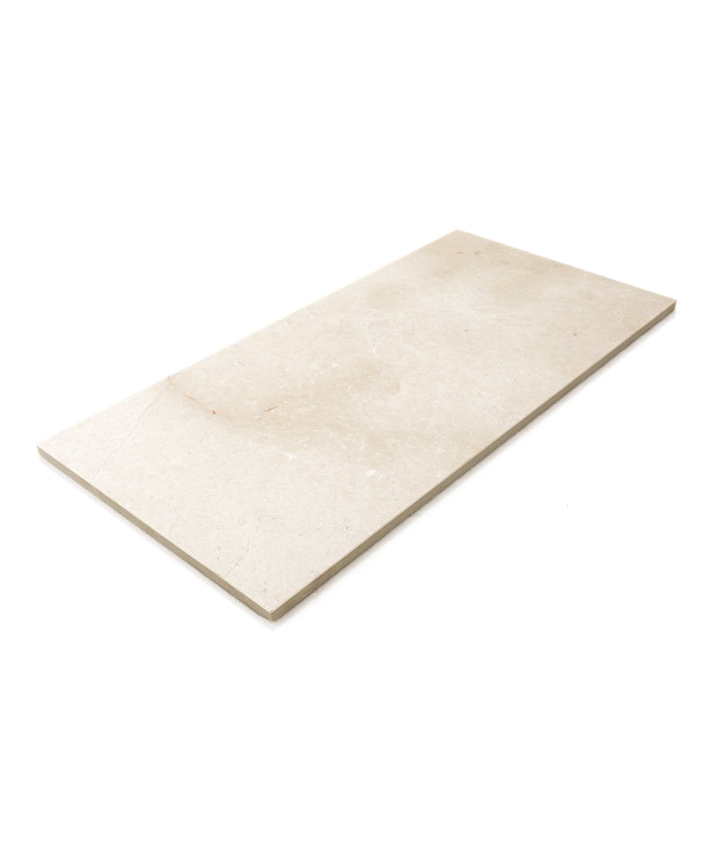Oyster Shell Beige Honed Marble Floor Tiles