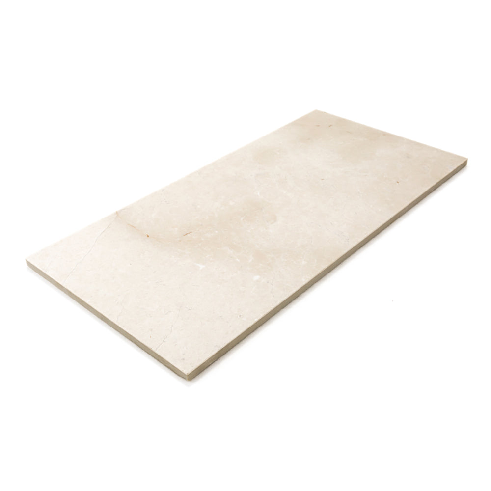 Oyster Shell Beige Polished Marble Floor Tiles