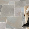 Rustic Grey & Brown Antique Limestone Floor Tiles
