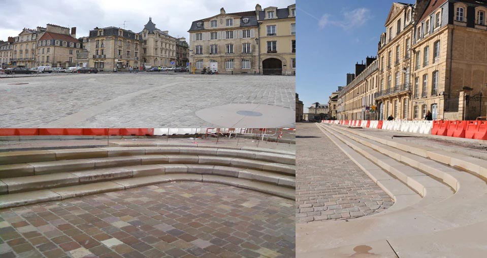 Caen City project - France (Paving & Bespoke Project)