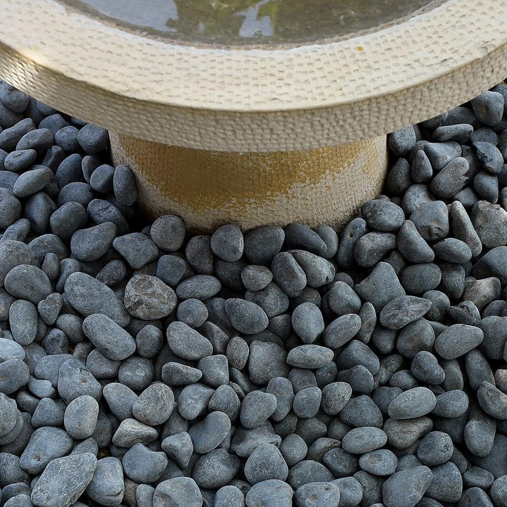 Black Limestone Decorative Garden Stones 25-50mm