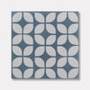 Jaisalmer Jaali Grey & Blue Encaustic Tiles- Handmade