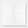 Linear Illusion Encaustic Tiles- Handmade