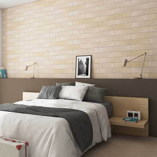 Sienna Pearl Tumbled Beige Limestone Wall Tiles