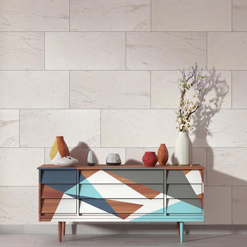 Almeria White Polished Marble Wall Tiles & Flooring