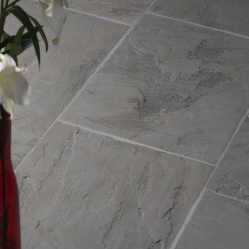 Vintage Barn Grey Antique Sandstone Floor Tiles & Exterior Paving